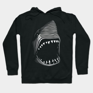 Lines killer shark Hoodie